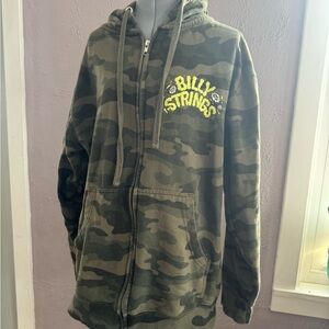 Billy Strings Camouflage zip up Hoodie